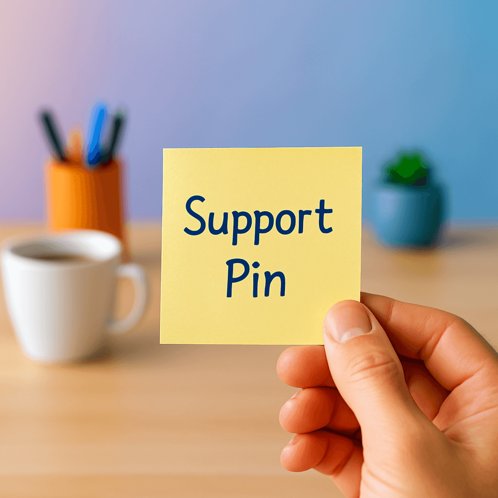 Wo findest du deinen Support-PIN