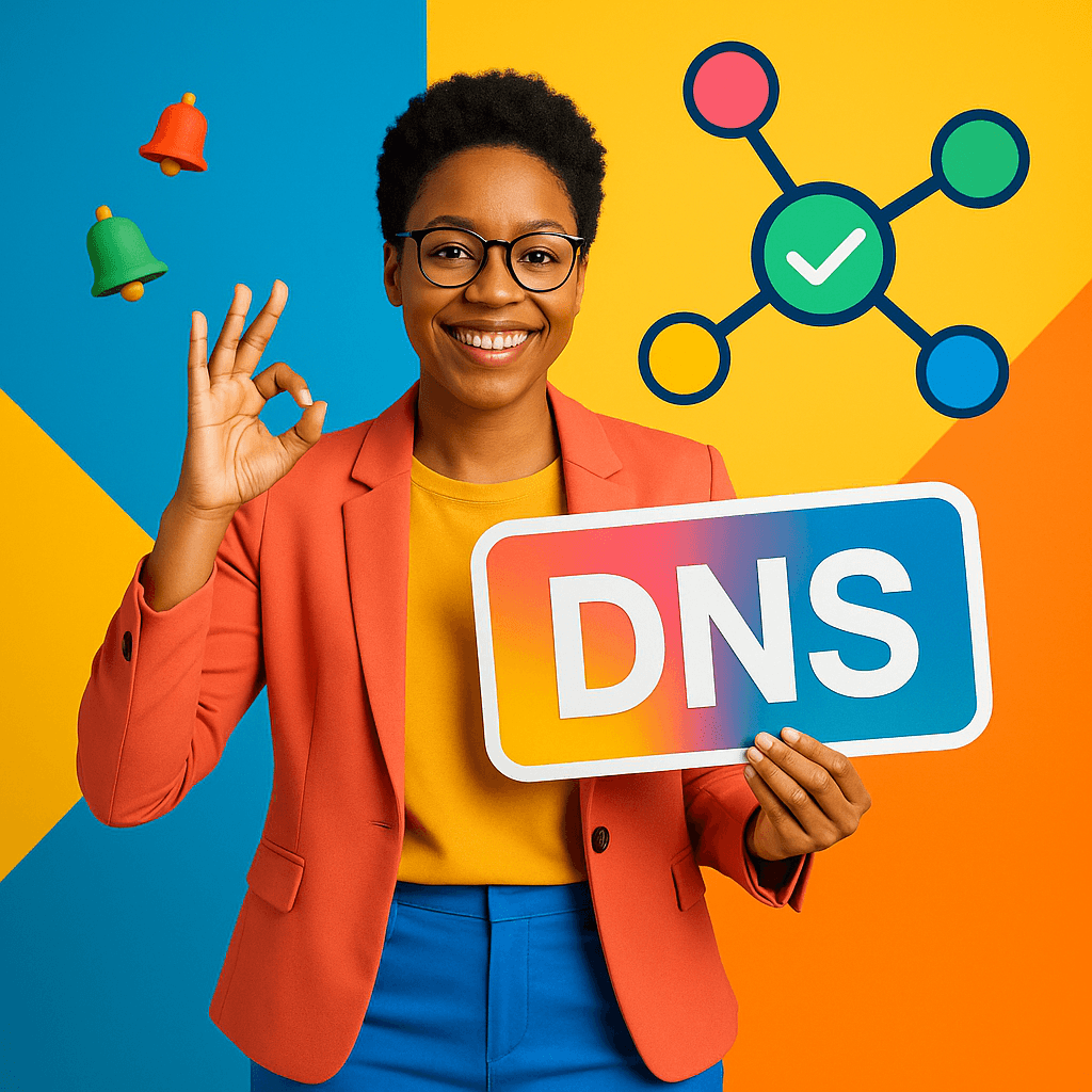 Fehlende DNS-Einträge Meldung beheben