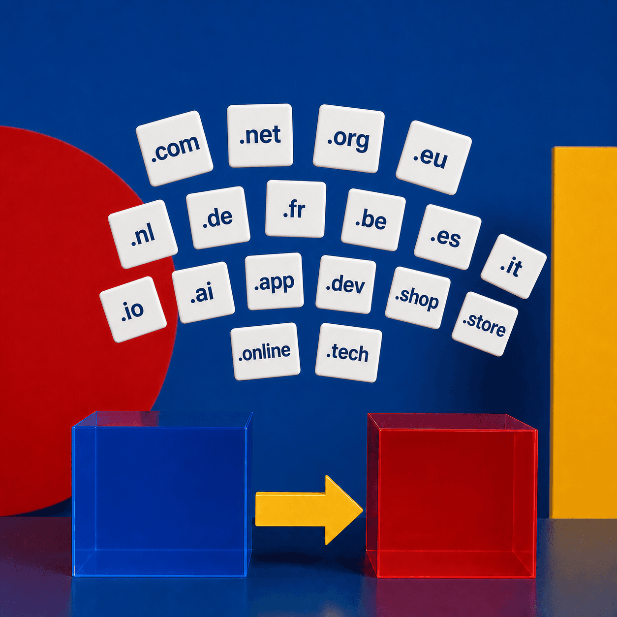 Domainnamen in einen anderen Tarif verschieben