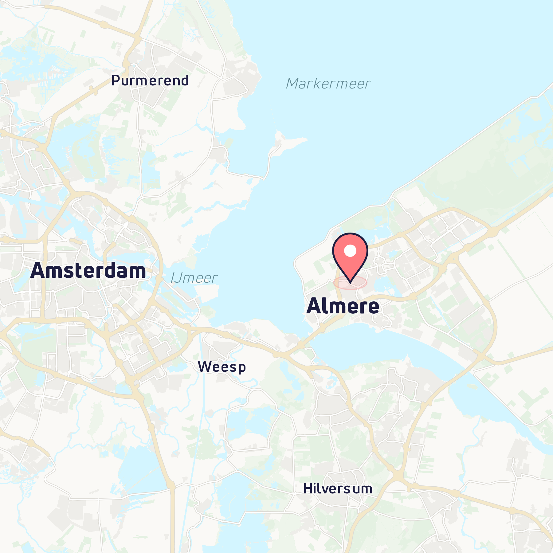Unser Hauptsitz in Almere, Niederlande